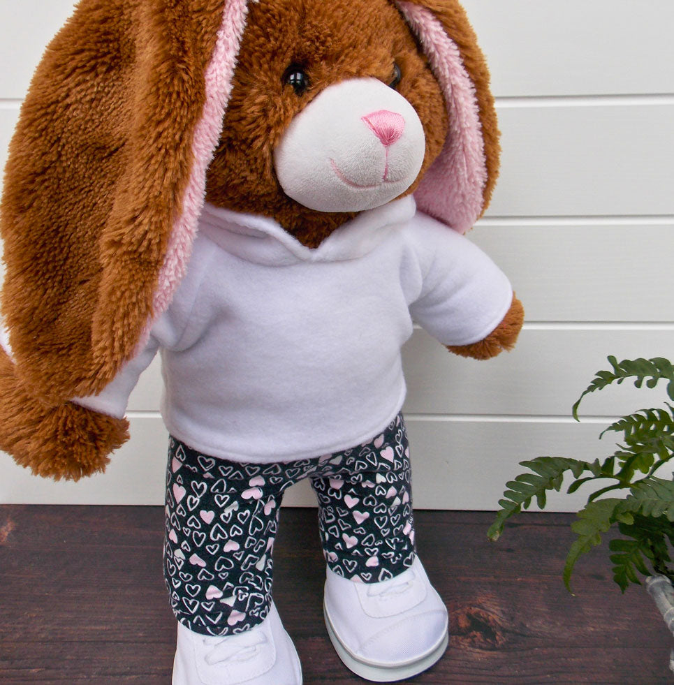 Christmas Teddy Bear Pattern Print Women's Shorts