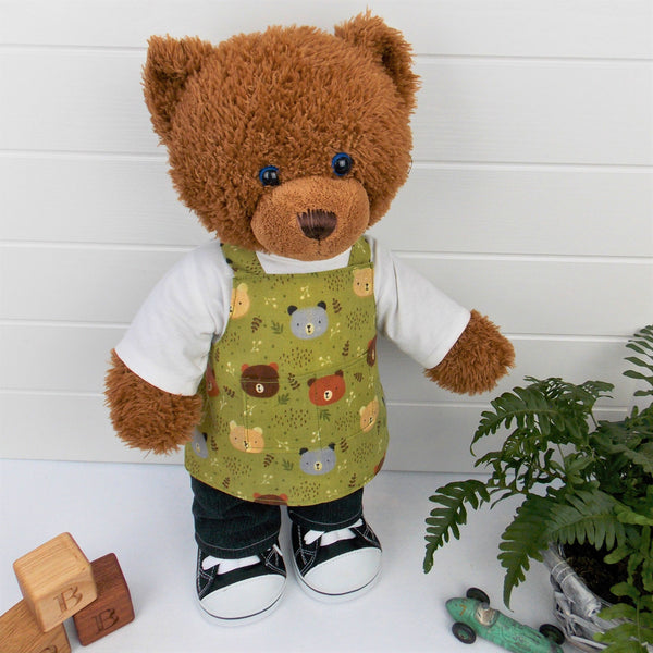 Cute Bear In Shirt Pocket SVG