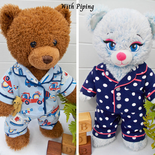 Teddy Bear Pyjamas Sewing Pattern (Teddy Bear Clothes Sewing Patterns ...
