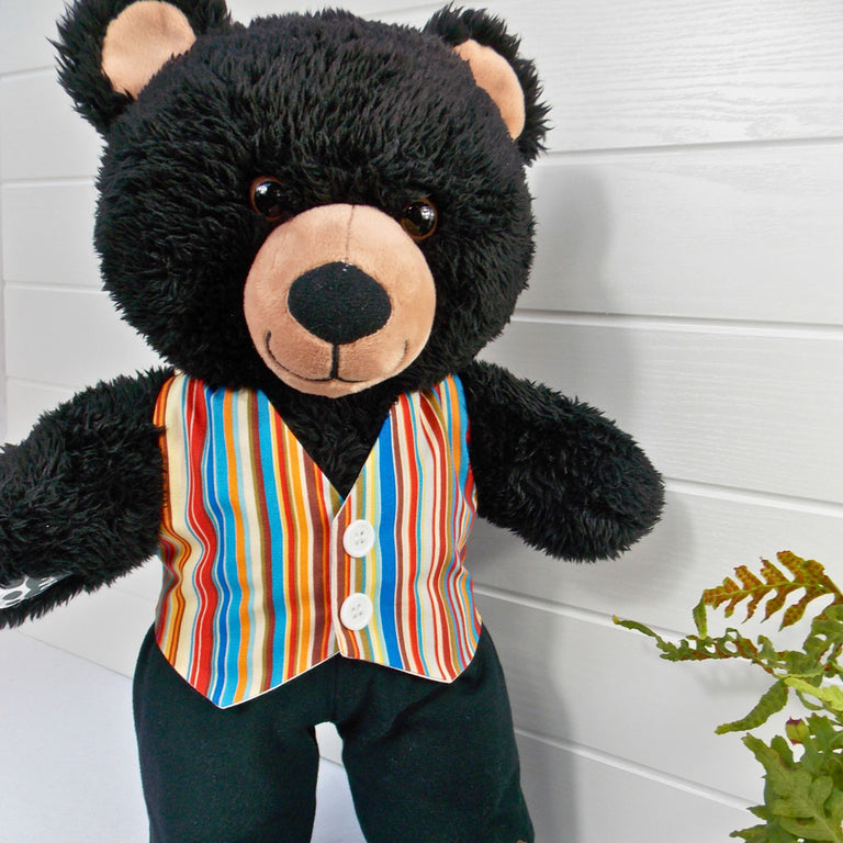 Teddy Bear Waistcoat Sewing Pattern (Teddy Bear Clothes Sewing Patterns